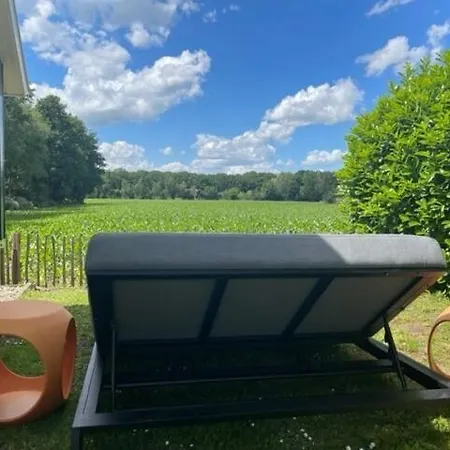 De Goudvink 7-persoons, Overdekte Hottub En Loungebank, Finse Sauna, Wifi, Sunshower Сasa de vacaciones *