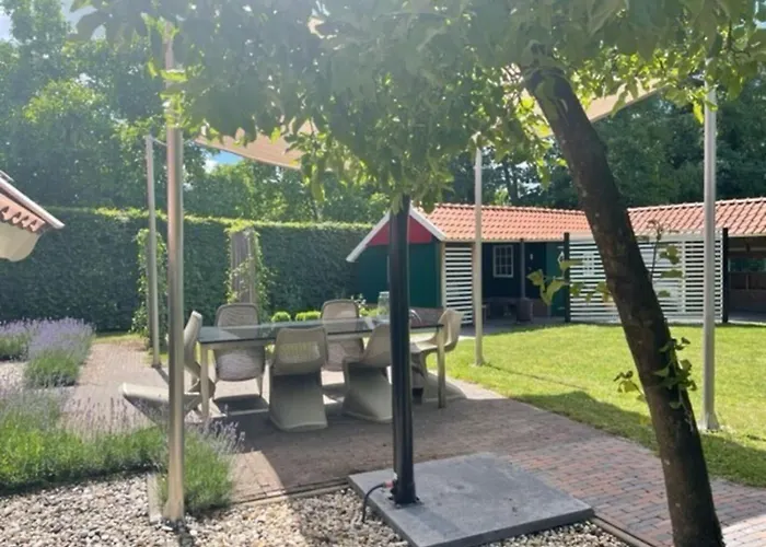 De Goudvink 7-persoons, Overdekte Hottub En Loungebank, Finse Sauna, Wifi, Sunshower Сasa de vacaciones *