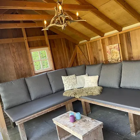 De Goudvink 7-persoons, Overdekte Hottub En Loungebank, Finse Sauna, Wifi, Sunshower *