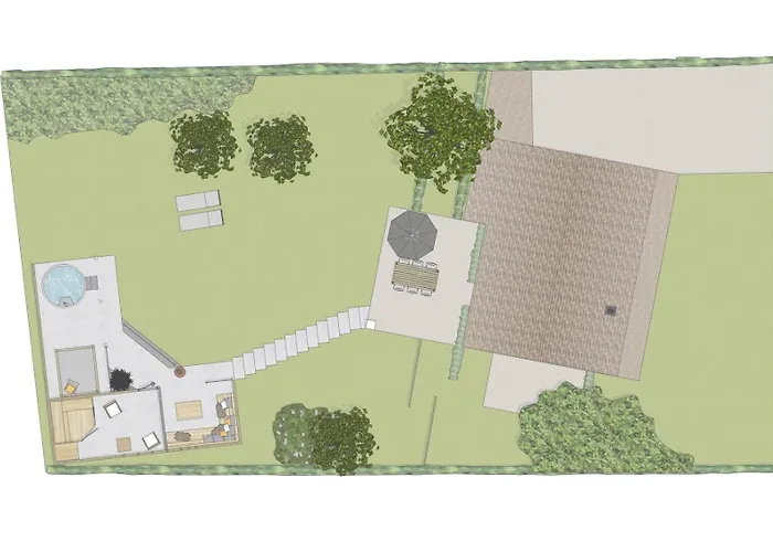 Dom wakacyjny De Goudvink 7-persoons, Overdekte Hottub En Loungebank, Finse Sauna, Wifi, Sunshower Lievelde