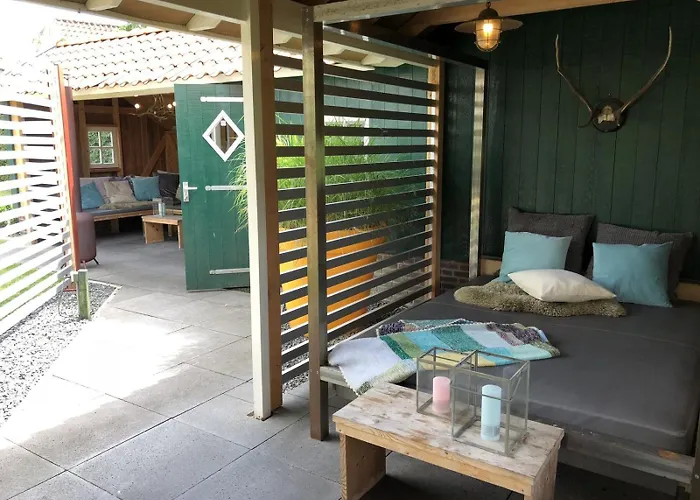 Dom wakacyjny De Goudvink 7-persoons, Overdekte Hottub En Loungebank, Finse Sauna, Wifi, Sunshower *